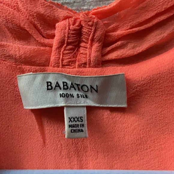 Babaton Silk Ainsley Ruffle Blouse - Picture 3 of 5